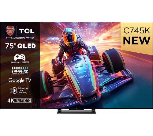 75" TCL 75C745K  Smart 4K...