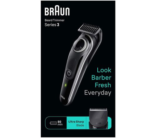 BRAUN BT5260 Beard Trimmer Set - Silver & Black, Braun, Compare