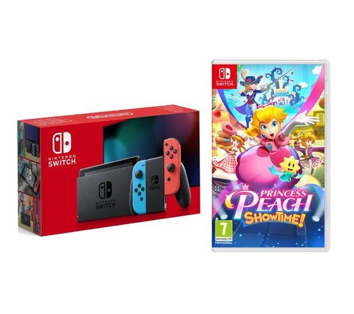 Nintendo Switch (Neon Red and...