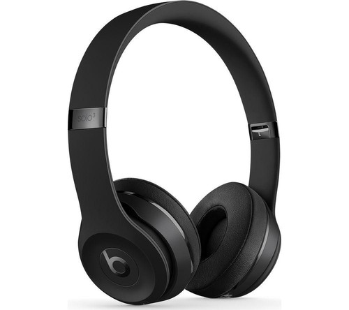 BEATS Solo 3 Wireless Bluetooth Headphones - Black, Black