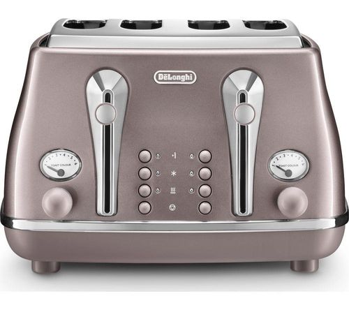 Buy DELONGHI Icona Capitals CTOC4003.BL 4-Slice Toaster - Blue Online