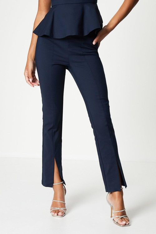 Slim Leg Stretch Crepe Trouser