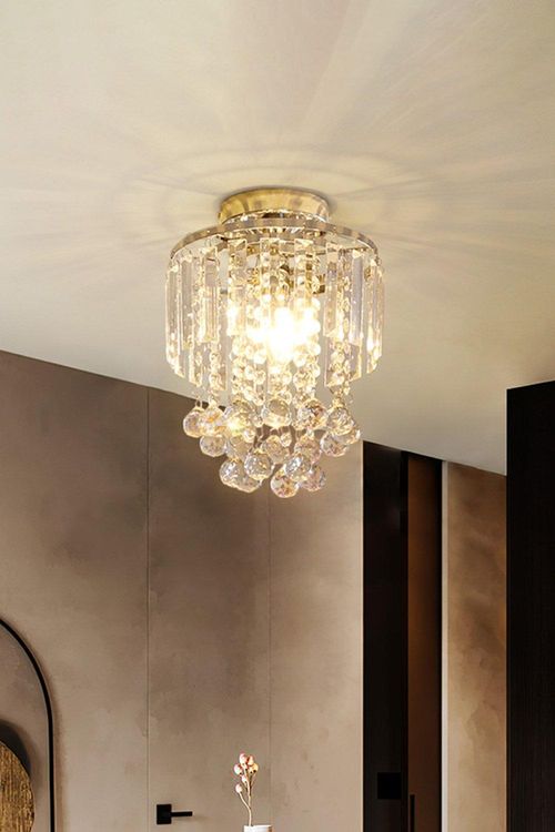 Crystal Mount Ceiling Light