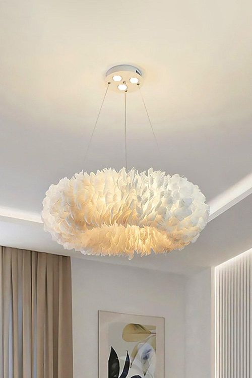 Chic Feather Chandelier...