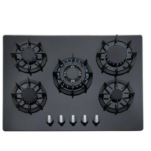 Black 5 Burner 70 cm Gas On...