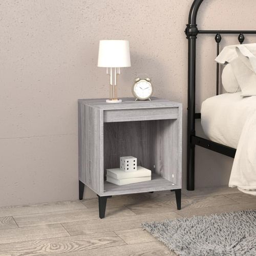 Bedside Cabinet Grey Sonoma...