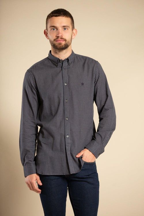 Cotton Long Sleeve Gingham...