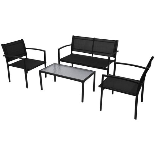 4 Piece Garden Lounge Set...