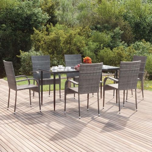 7 Piece Garden Dining Set...