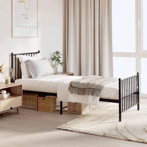 Metal Bed Frame with...