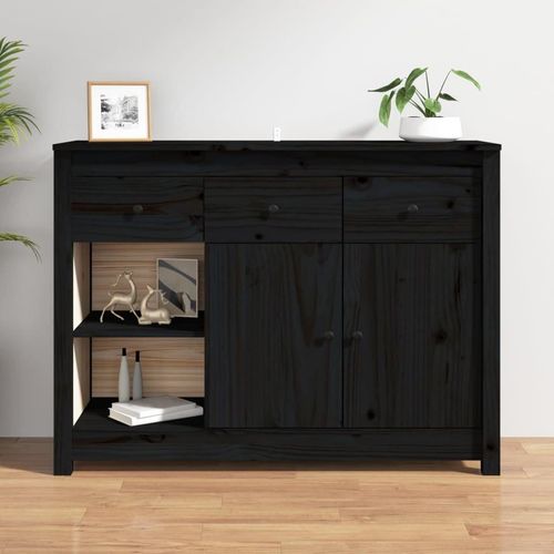 Sideboard Black 100x35x74 cm...