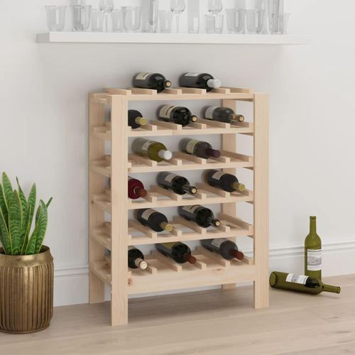 Wine Rack 61.5x30x82 cm Solid...