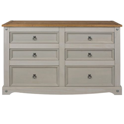 Corona 3+3 Drawer Wide Chest