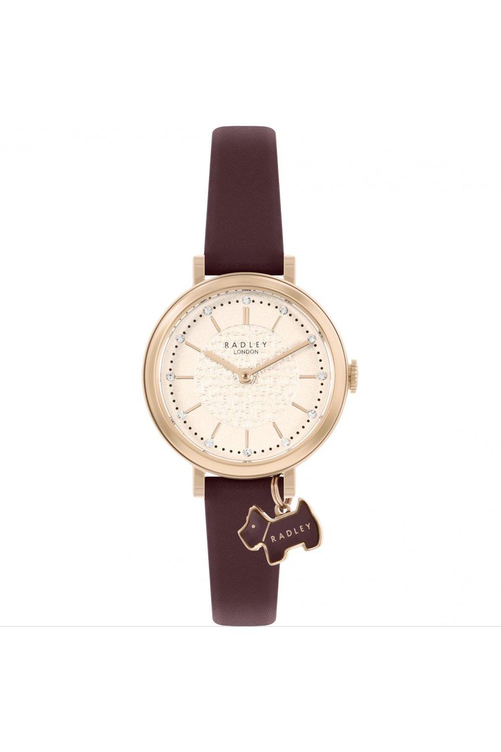 Radley Ladies Brown St.Dunstan S Analogue Leather Strap Watch