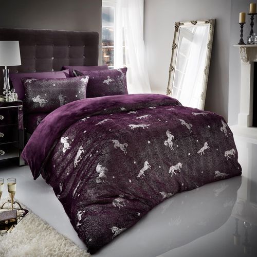 Teddy Unicorn Star Foil Duvet...