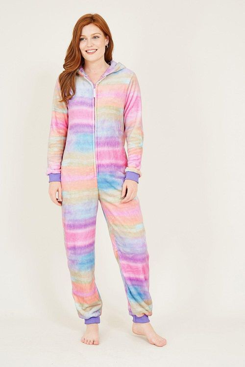 Pink Rainbow Unicorn Onesie