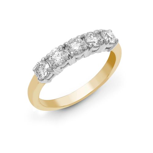 18ct Gold  2ct Diamond 5...