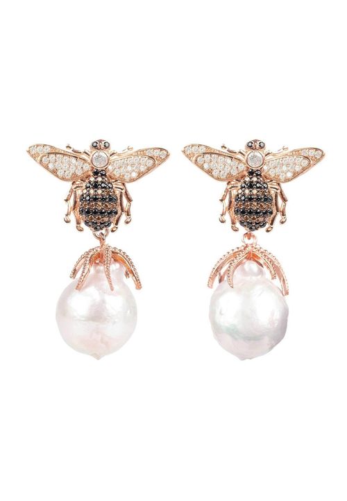 Baroque Pearl Honey Bee Drop...