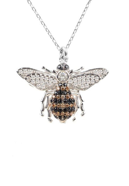 Honey Bee Pendant Necklace...