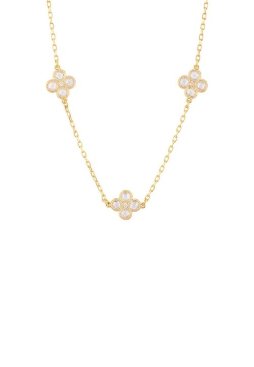 Flower Clover Triple Choker...