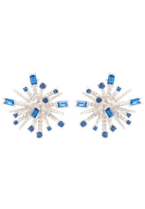 Cosmic Bang Baguette Cz Stud...