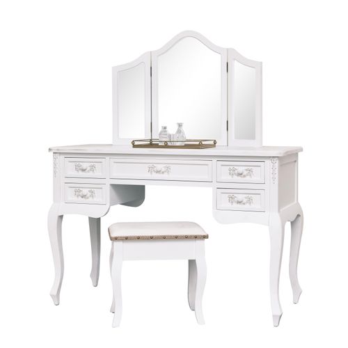 Antique White Dressing Table...