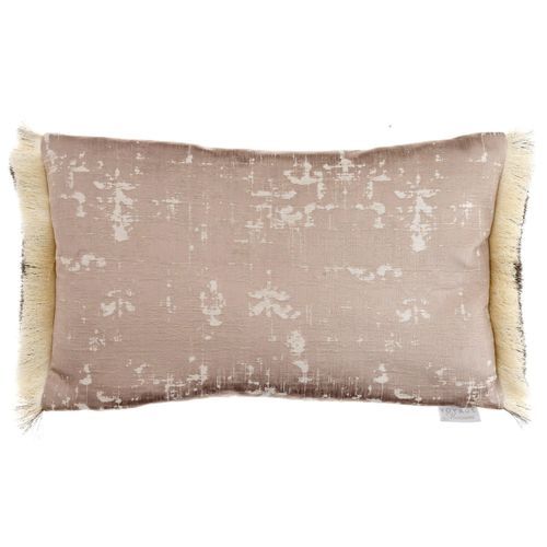 Orta Abstract Fringed Cushion