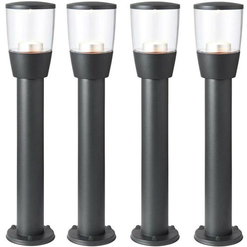 4 PACK Outdoor Post Bollard...