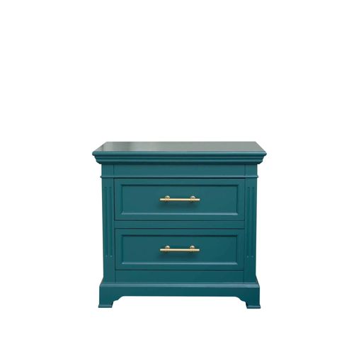 2 Drawer Large Teal Bedside...