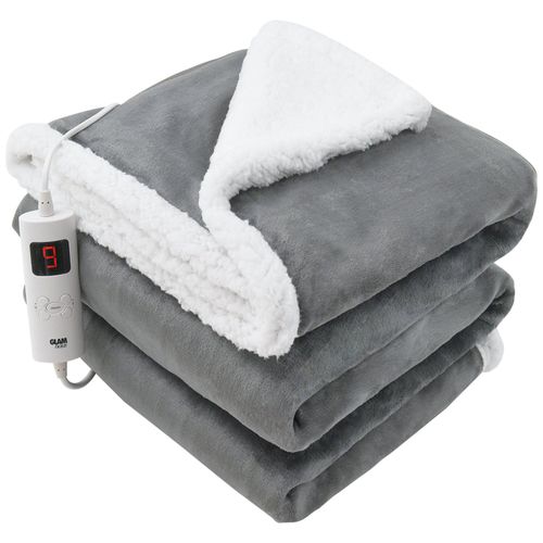 Electric Heated Throw Fleece...