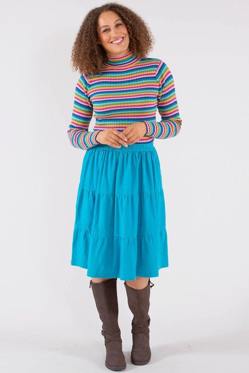 Shell Bay Cord Skirt