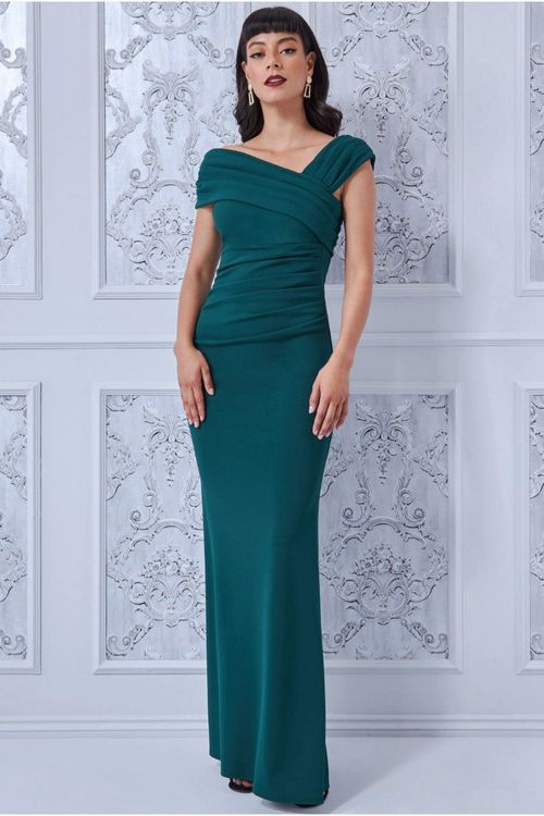 One Shoulder Evening Maxi...