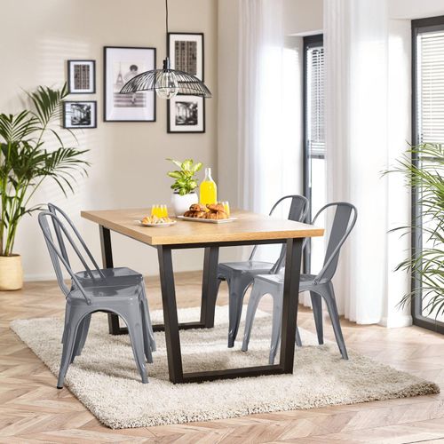 4 Seater Wood Dining Table -...