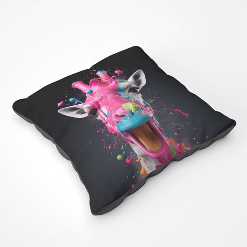 Splashart Giraffe Face Pink...