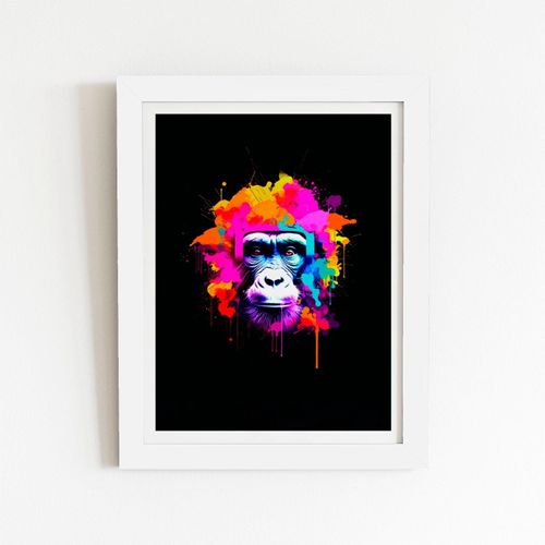 Multi Coloured Monkey Face...