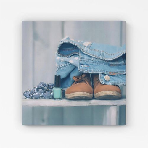 Shoes On The Bench Canvas