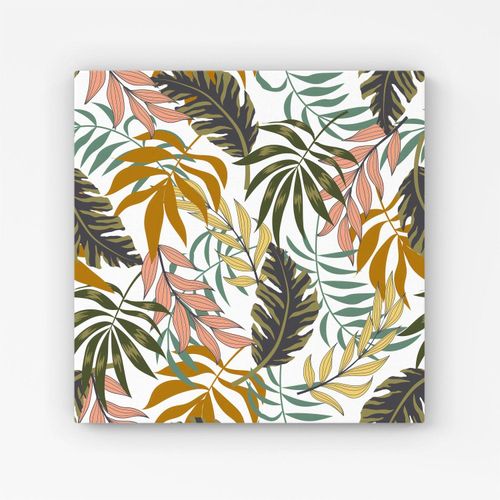 Tropical Leaves Canvas