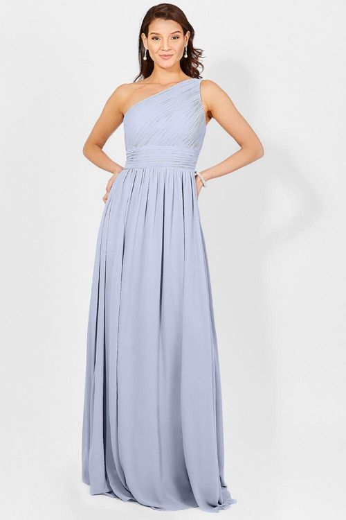 One Shoulder Evening Maxi...