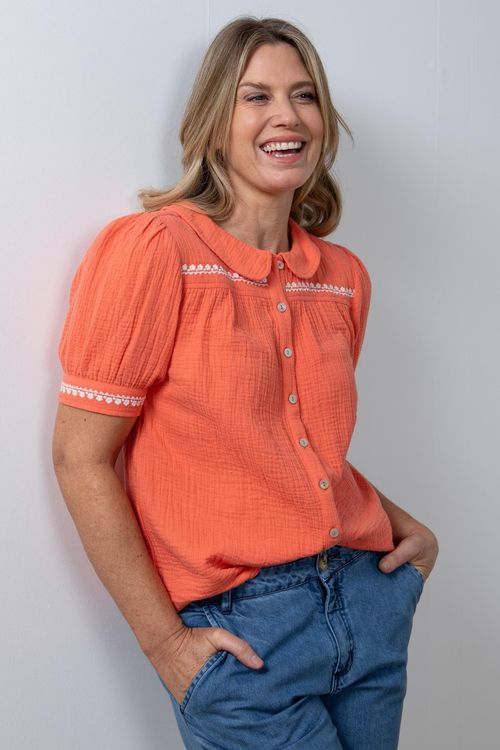 Lily Embroidered Top