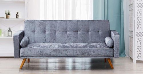 Stylish Crush Velvet Sofa Bed