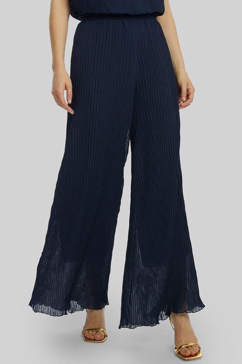Pleated Cropped Trousers