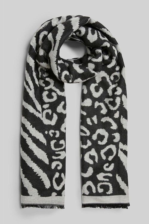 Leopard-Zebra Print Scarf