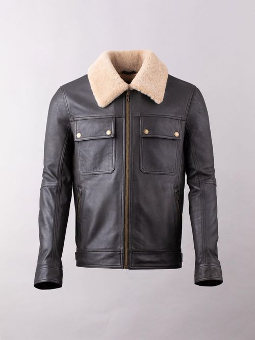 'Hallbeck' Leather Jacket