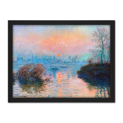 Monet Sunset Seine Lavacourt...