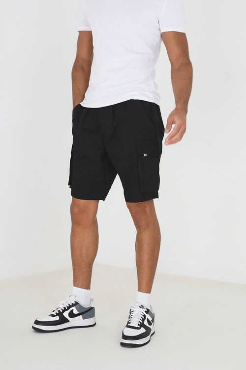 Cotton Canvas Cargo Shorts