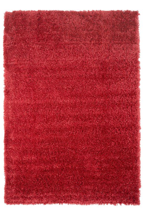 Burgundy Super Soft Shaggy Rug