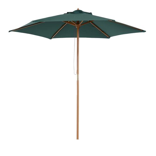 2.5m Wood Garden Parasol Sun...