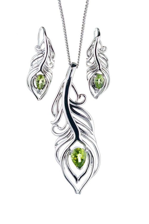 Peridot Peacock Feather...