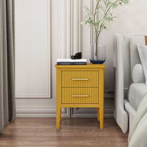 Palau 2 Drawer  Bedside Table