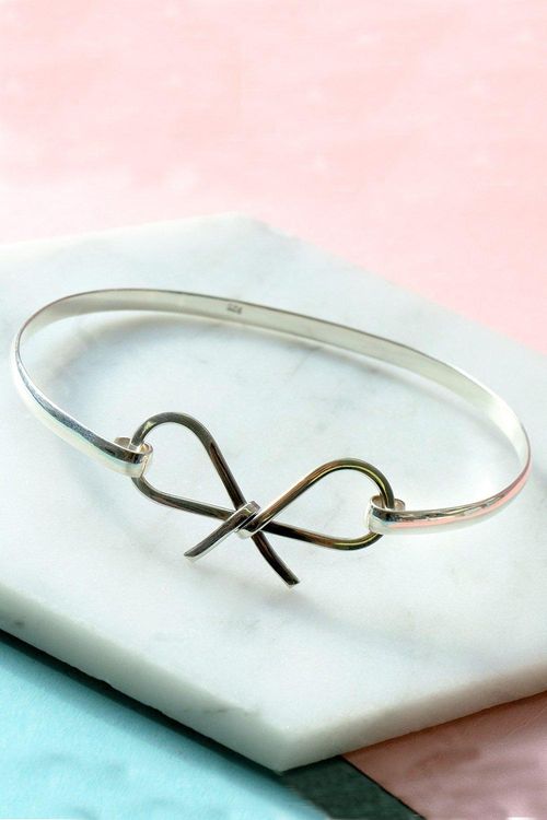 Bow Sterling Silver Sprung...